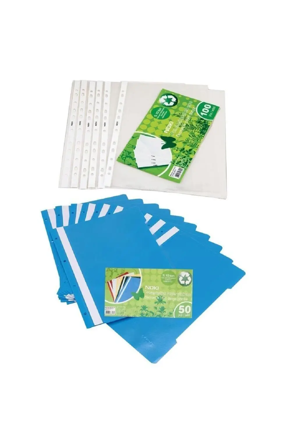 Eco Telli Dosya 50'li Ve Eco Poşet Dosya 100 'lü