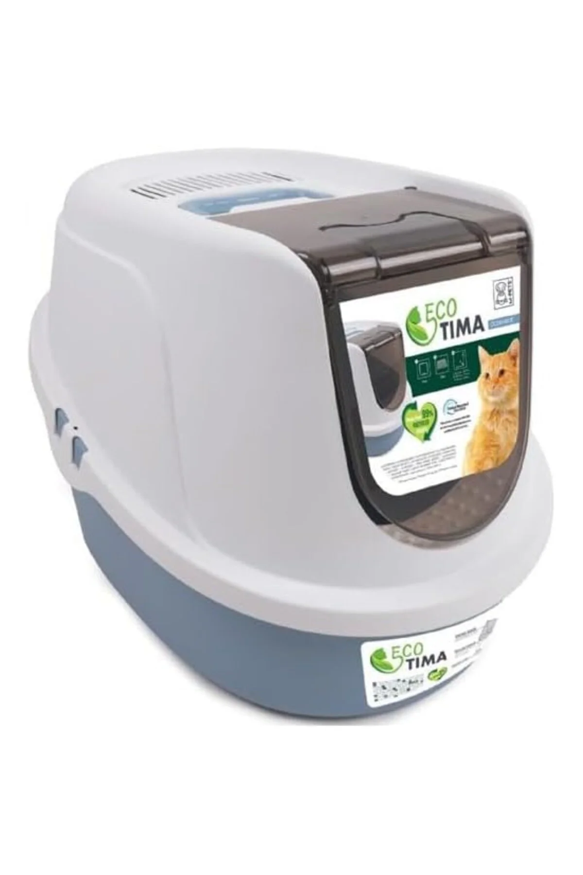 ECO TIMA KEDİ TUVALETİ (M) OCEAN BLUE