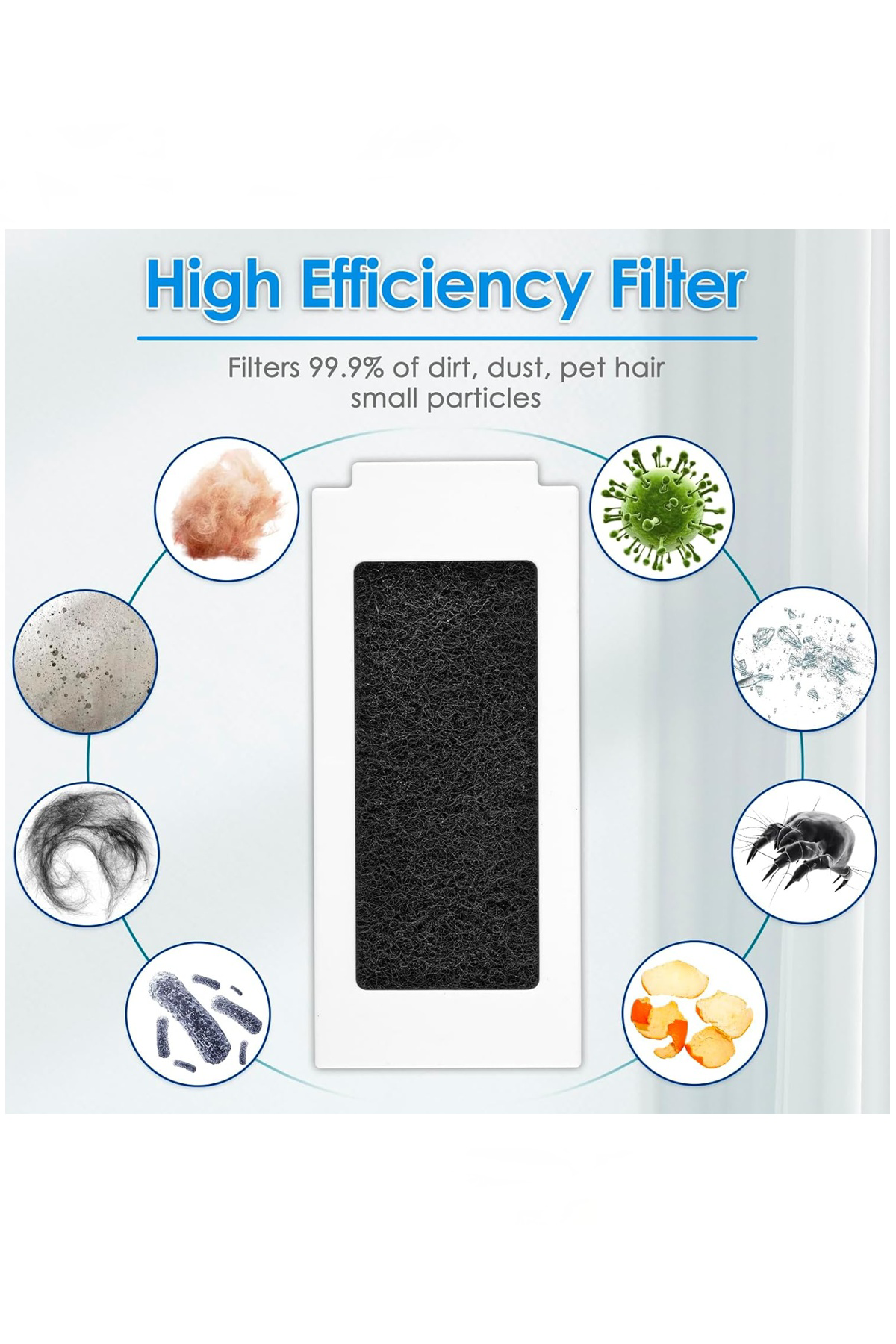 Ecovacs Deebot T30 Pro Omni Robot Süpürge Uyumlu Filtre 2 Adet Ecovacs Deebot T30 Pro Omni Robot Süpürge Uyumlu Filtre 2 Adet