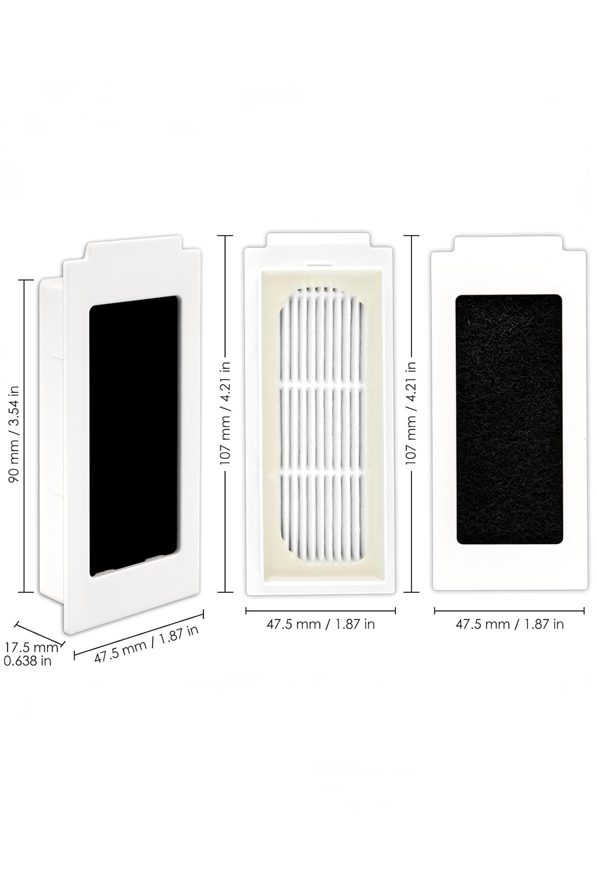 Ecovacs Deebot T30 Pro Omni Robot Süpürge Uyumlu Filtre 2 Adet Ecovacs Deebot T30 Pro Omni Robot Süpürge Uyumlu Filtre 2 Adet