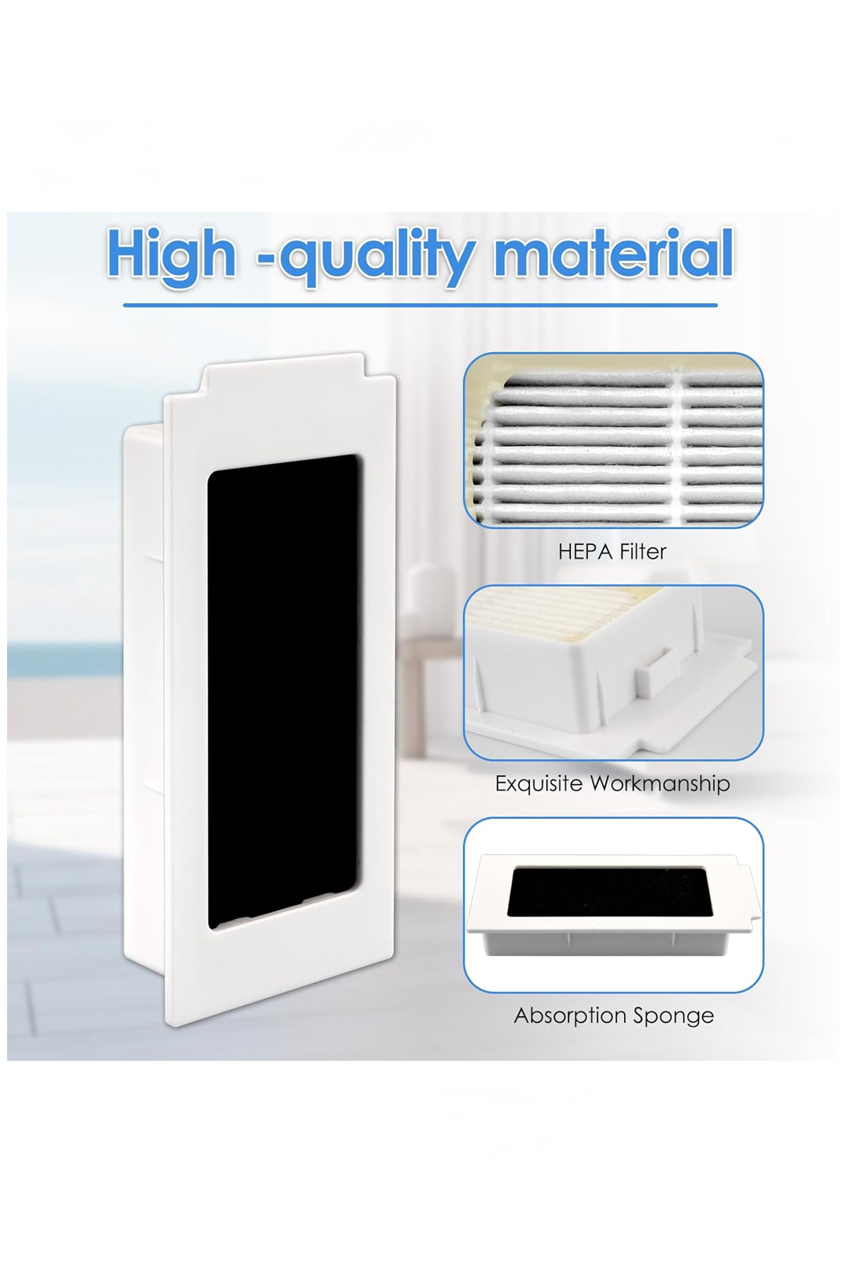 Ecovacs Deebot T30 Pro Omni Robot Süpürge Uyumlu Filtre 2 Adet Ecovacs Deebot T30 Pro Omni Robot Süpürge Uyumlu Filtre 2 Adet