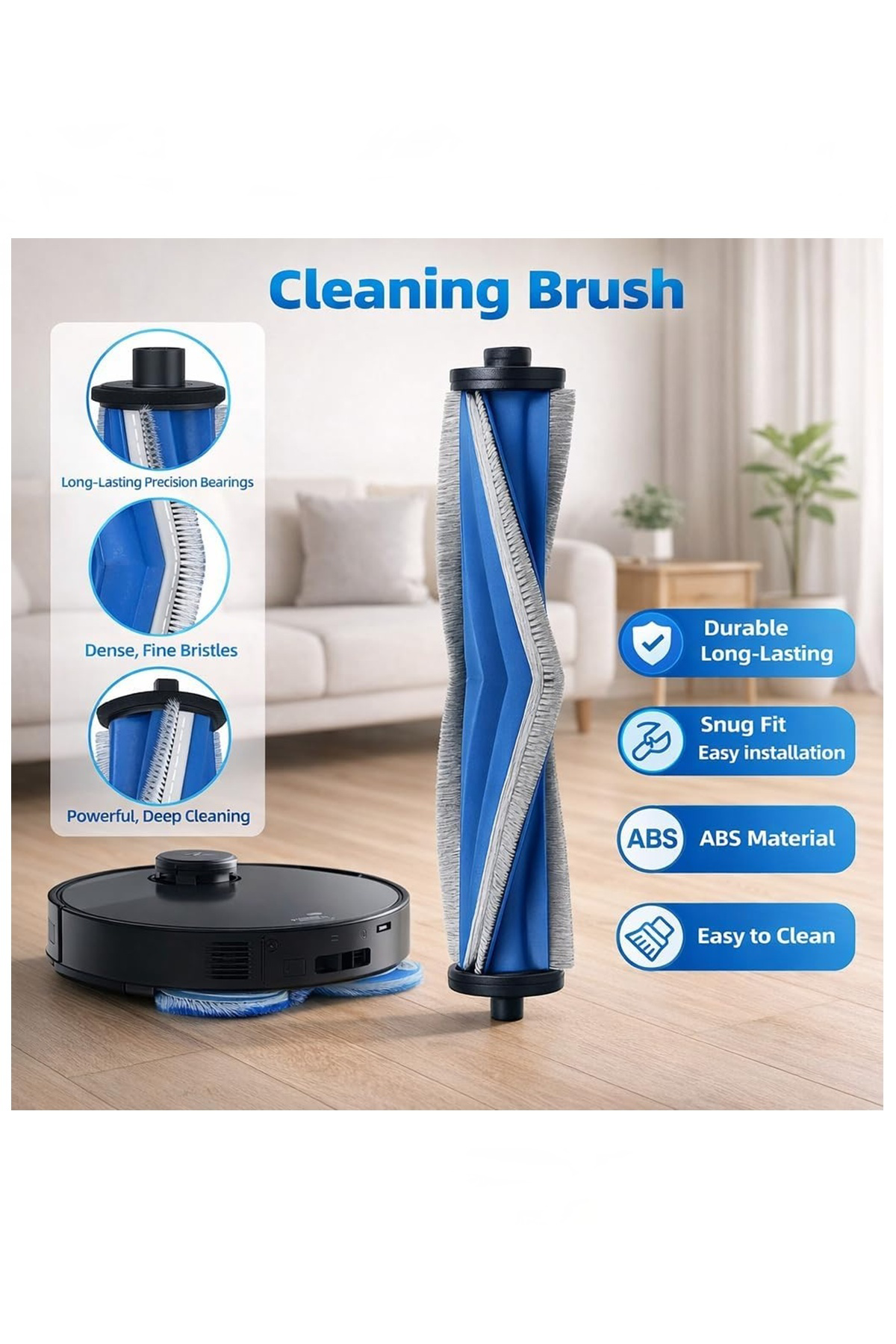 Ecovacs Deebot T30 Pro Omni Robot Süpürge Uyumlu 5 Parça Set