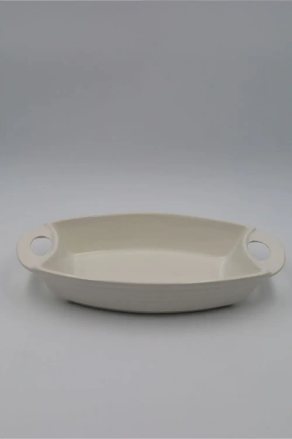 Ecr-43 Öz Seramik Kulplu Fırın Kabı (25*17 Cm )-46