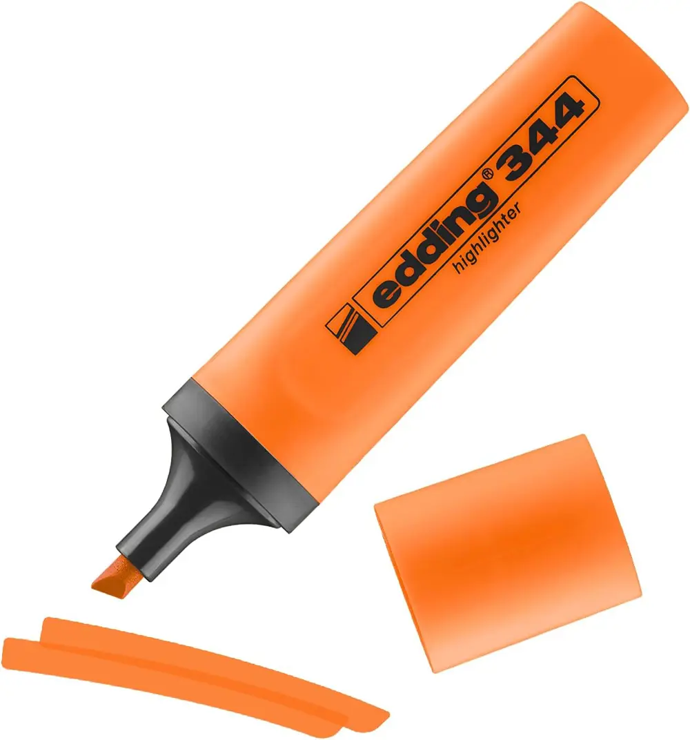 EDDİNG 344 FOSFORLU KALEM TURUNCU