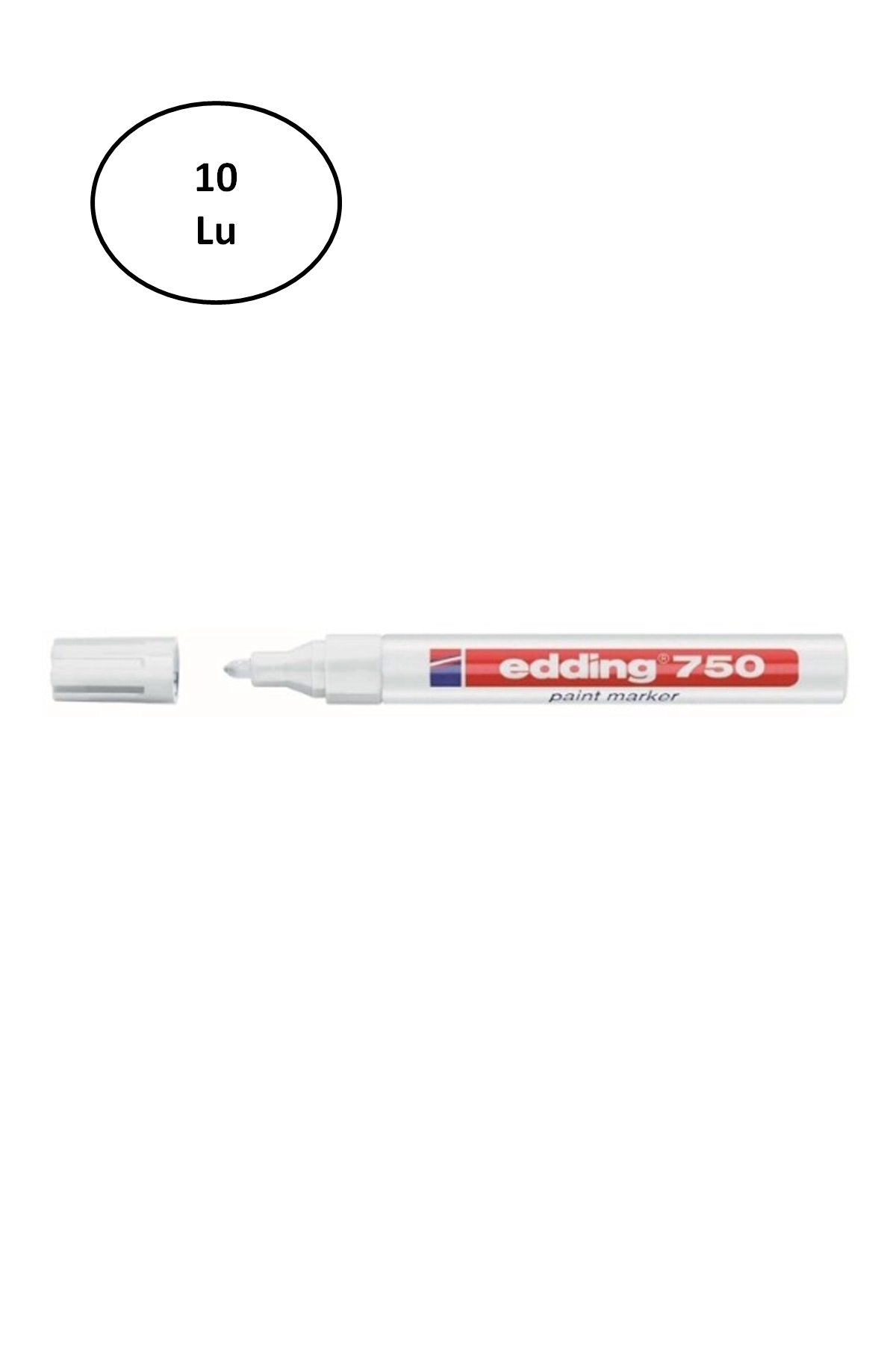 Just Cheap Store Edding Boya Dekor Markörü Beyaz E-750 10'Lu