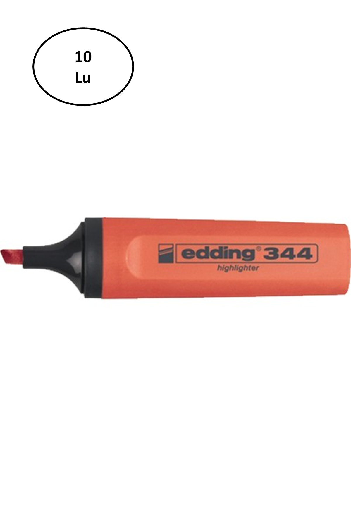 Just Cheap Store Edding Fosforlu Kalem Nar Çiçeği Kirmizi E-344 10'Lu