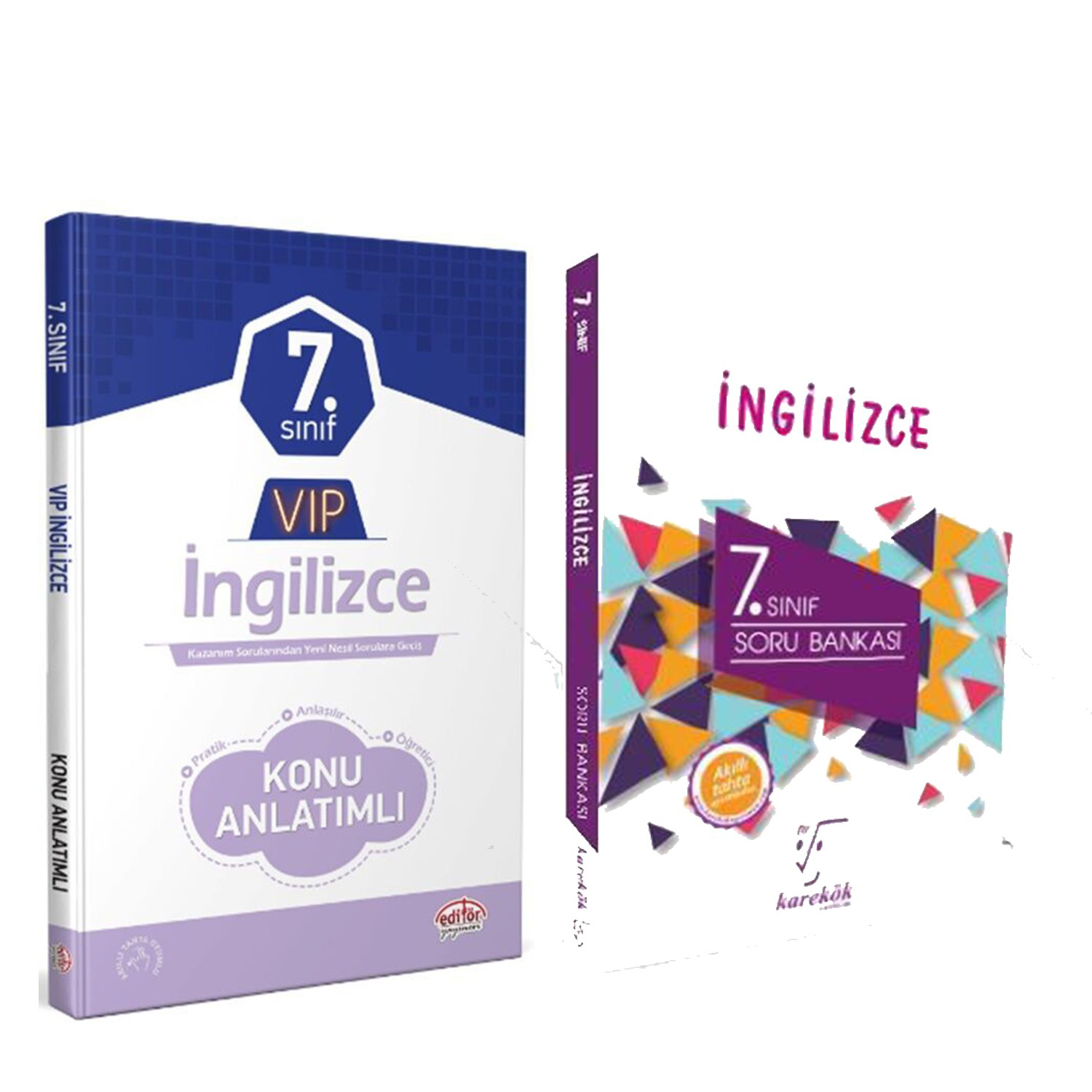 Editör 7.Sınıf VİP İngilizce Konu ve Karekök Soru Bankası Seti 2 