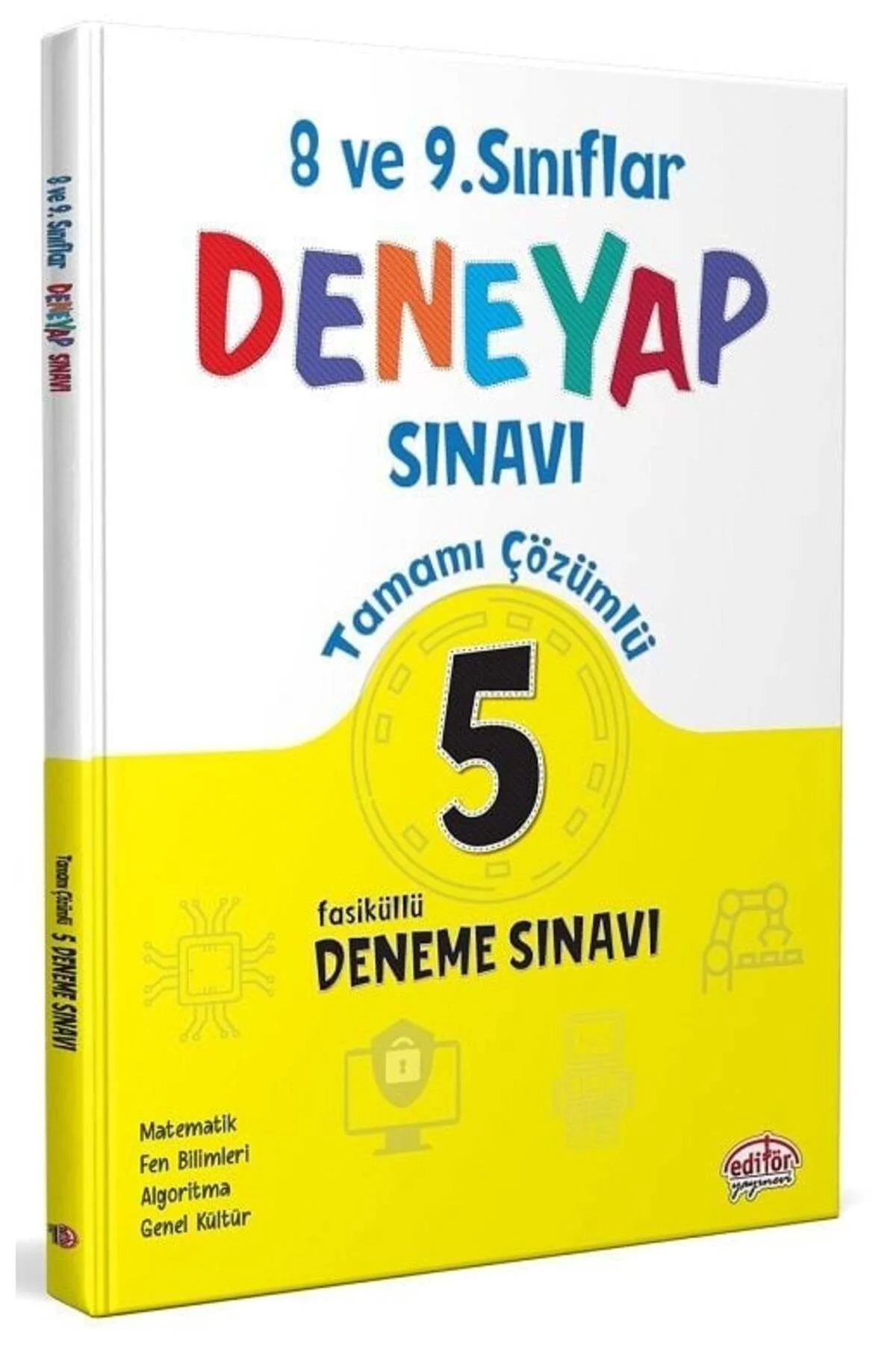Editör 8. ve 9. Sınıf Tüm Dersler Deneyap 5 Deneme Çözümlü Editör Yayınları