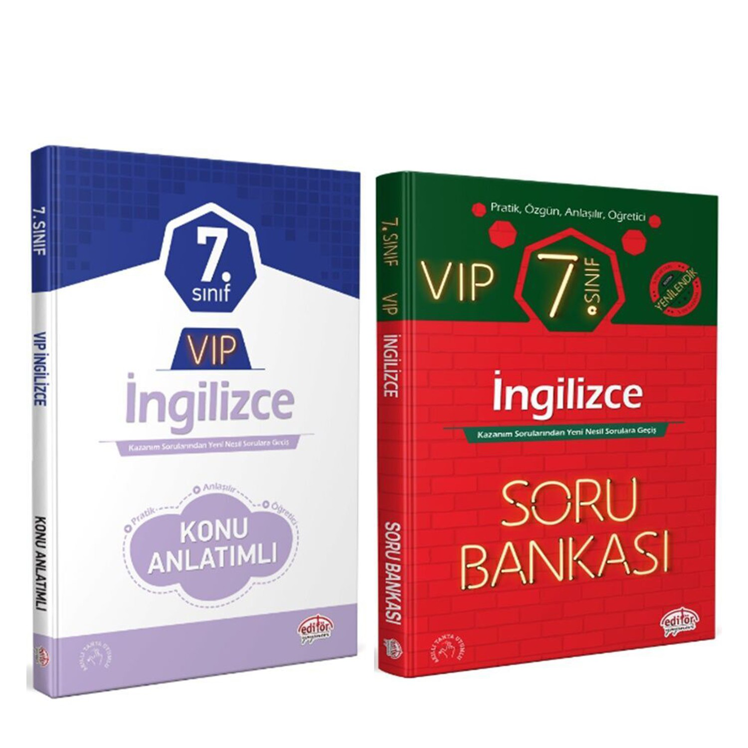 Editör Yayınları 7.Sınıf VİP İngilizce Konu ve Soru Bankası Seti 