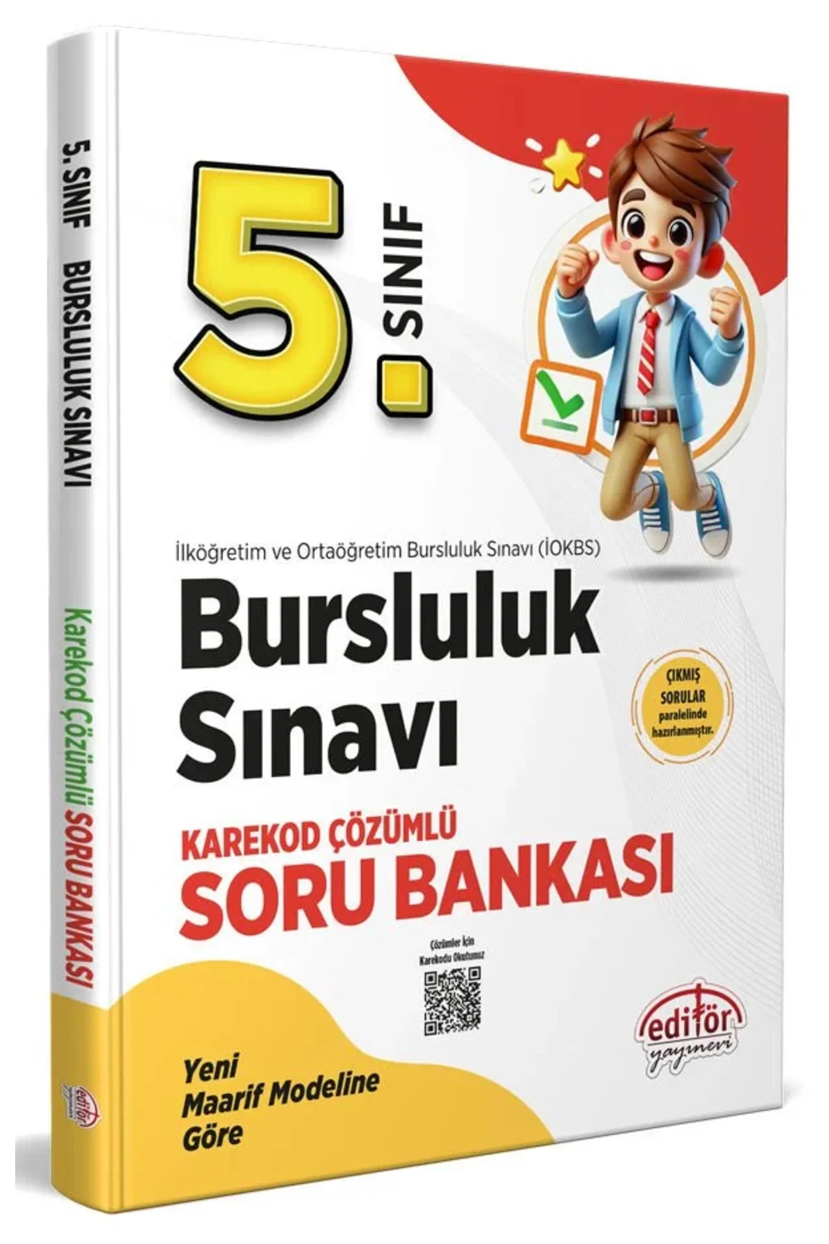 Editör Yayınları 5. Sınıf 2025 Bursluluk Sınavı Soru Bankası - Karekod Çözümlü