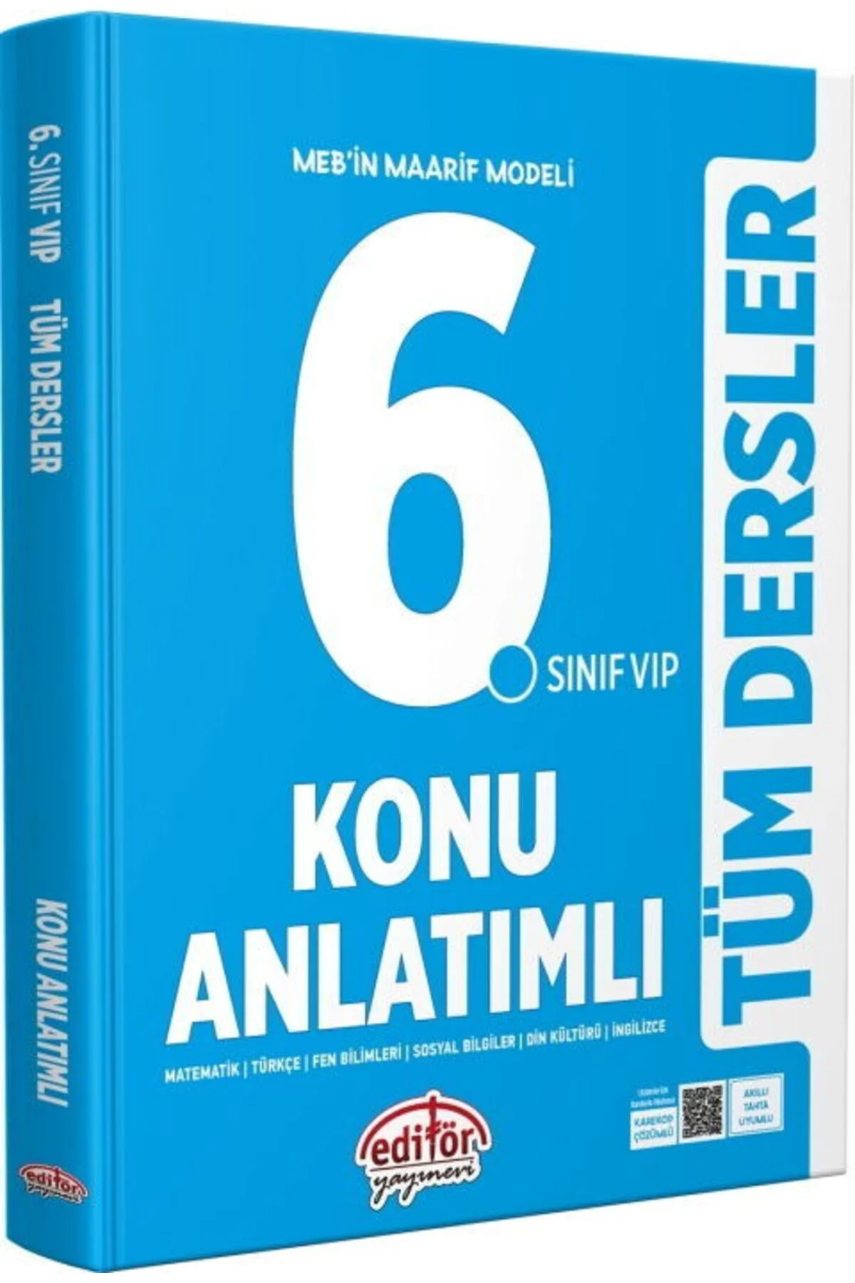 Editör Yayınları 6. Sınıf VIP Tüm Dersler Konu Anlatımlı