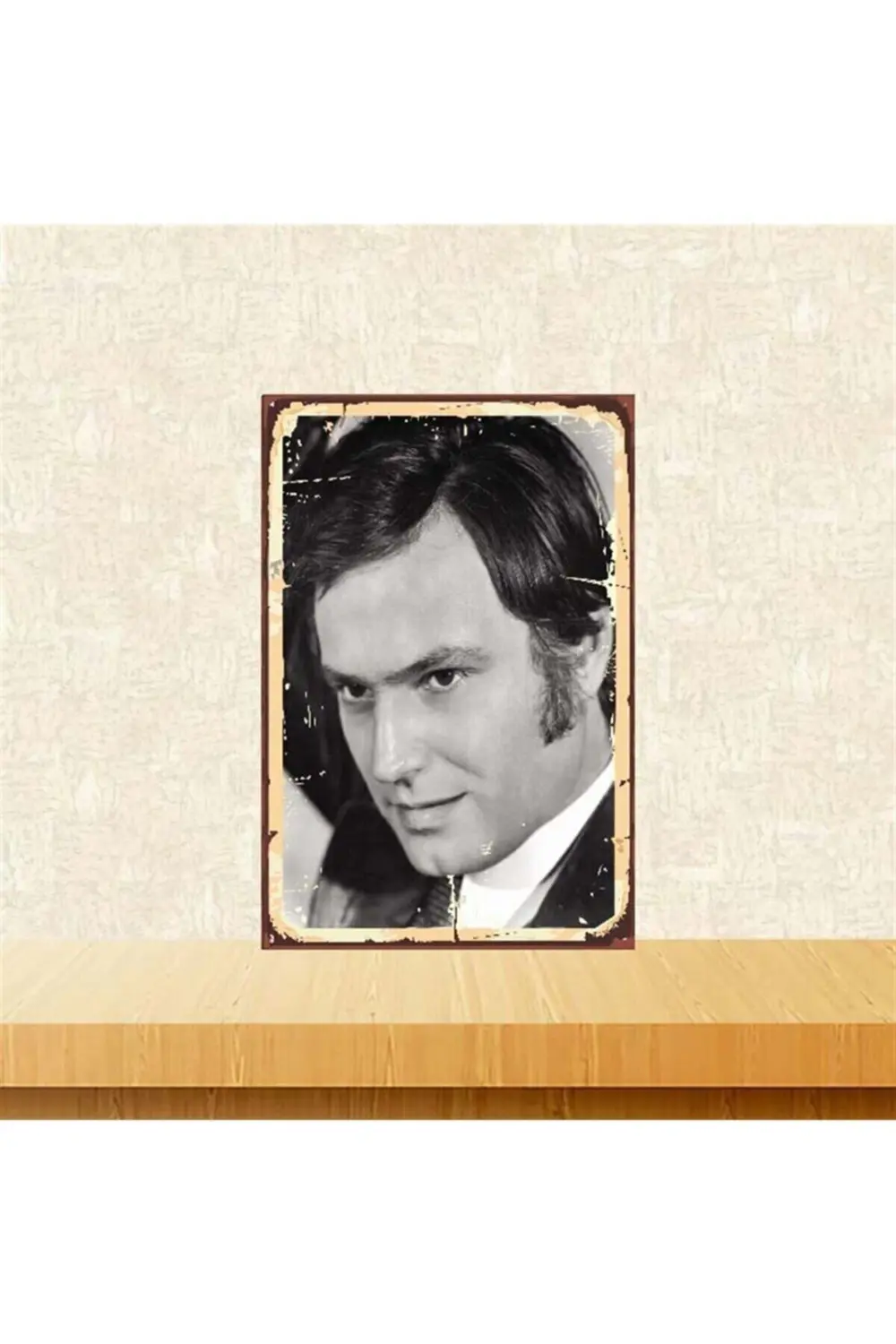 Ediz Hun 20-30 Cm Retro Ahşap Poster