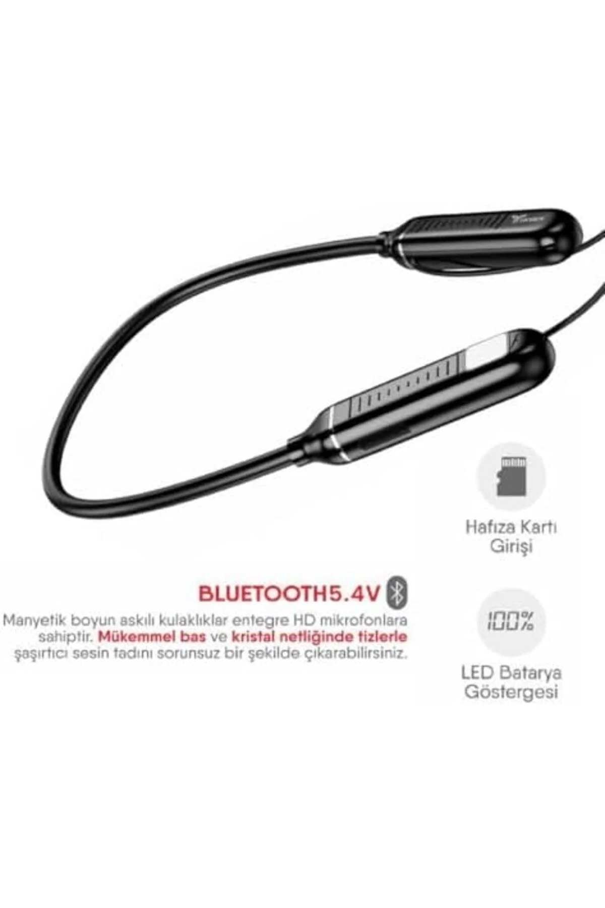 edl shop 430 Saat Dinleme Süresi olan Boyundan Askılı Bluetooth Kulaklık – Uzun Süre edl