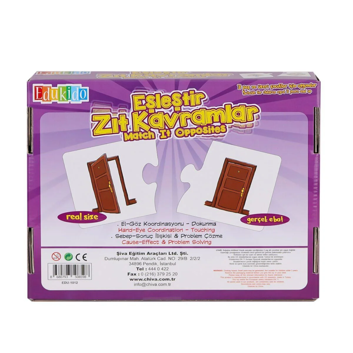EDU-1012 Eşleştir Zıt Kramlar -Chiva Fiyatı, Yorumları ve Özellikleri
