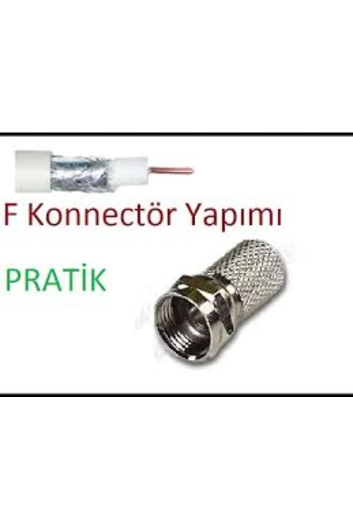 Ef Vida 50 Parça Uydu Konnektör RG-6-F Ef Vida 50 Parça Uydu Konnektör RG-6-F