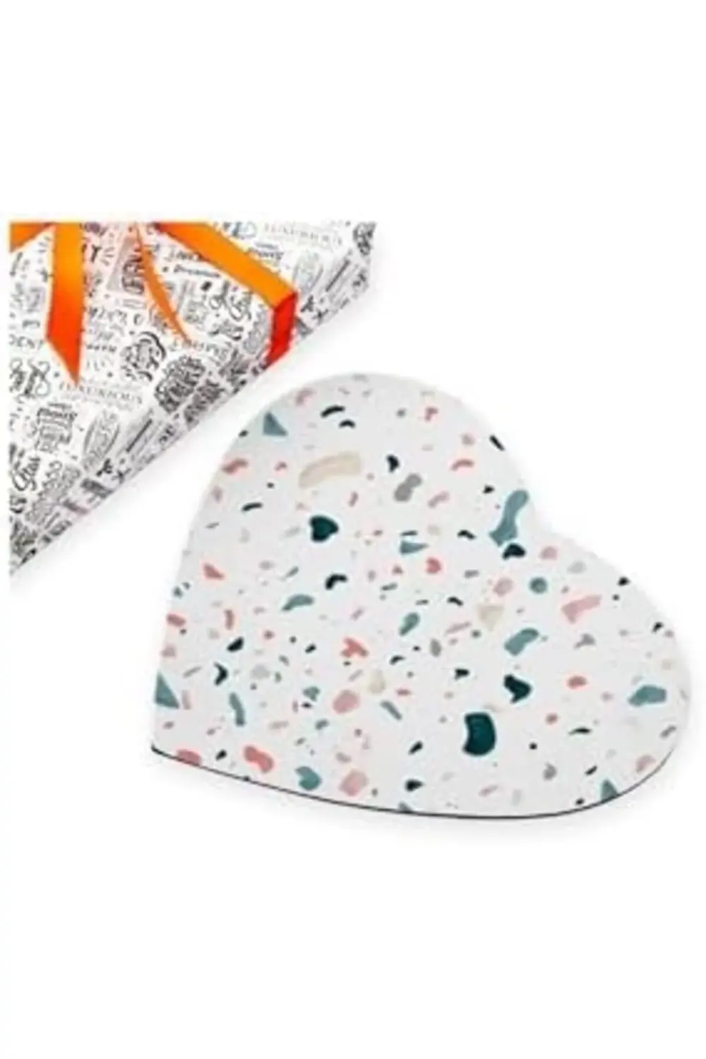 Efektli Şık Tasarım Kalp Mousepad - Mouse Pad - Fare Altlığı 9782