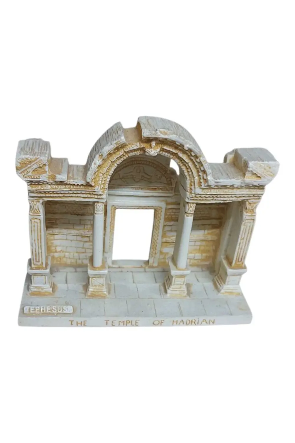 Efes Antik Kent Hadrian Tapınağı Temalı Dekoratif Mumluk & Biblo