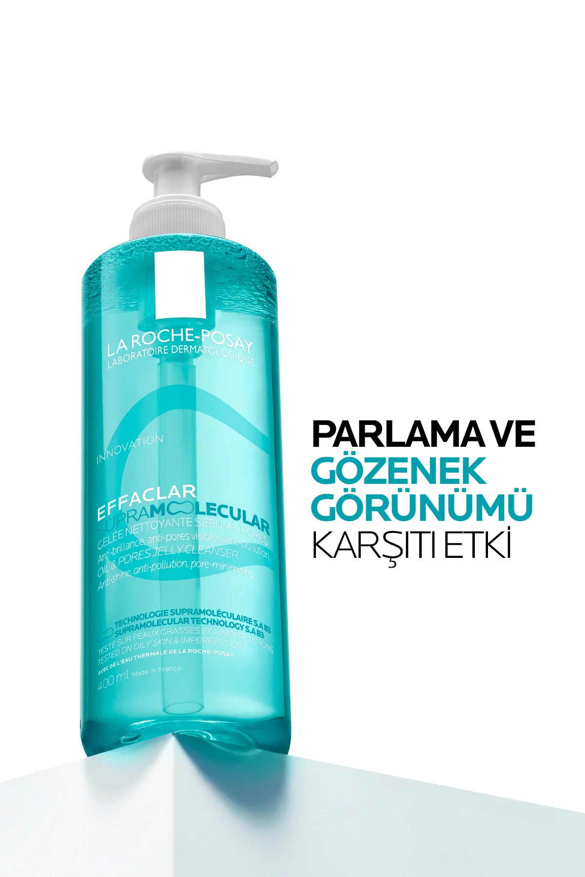 Effaclar Supramolecular Karma ve Yağlı Ciltler İçin Gözenek Karşıtı Yüz Temizleme Jeli 400 ml Fiyatı, Yorumları ve Özellikleri