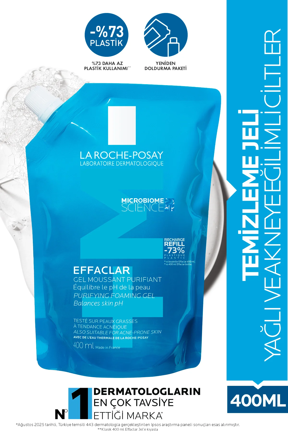 Effaclar Yağlı ve Akneye Eğilimli Ciltler için Temizleme Jeli Yen