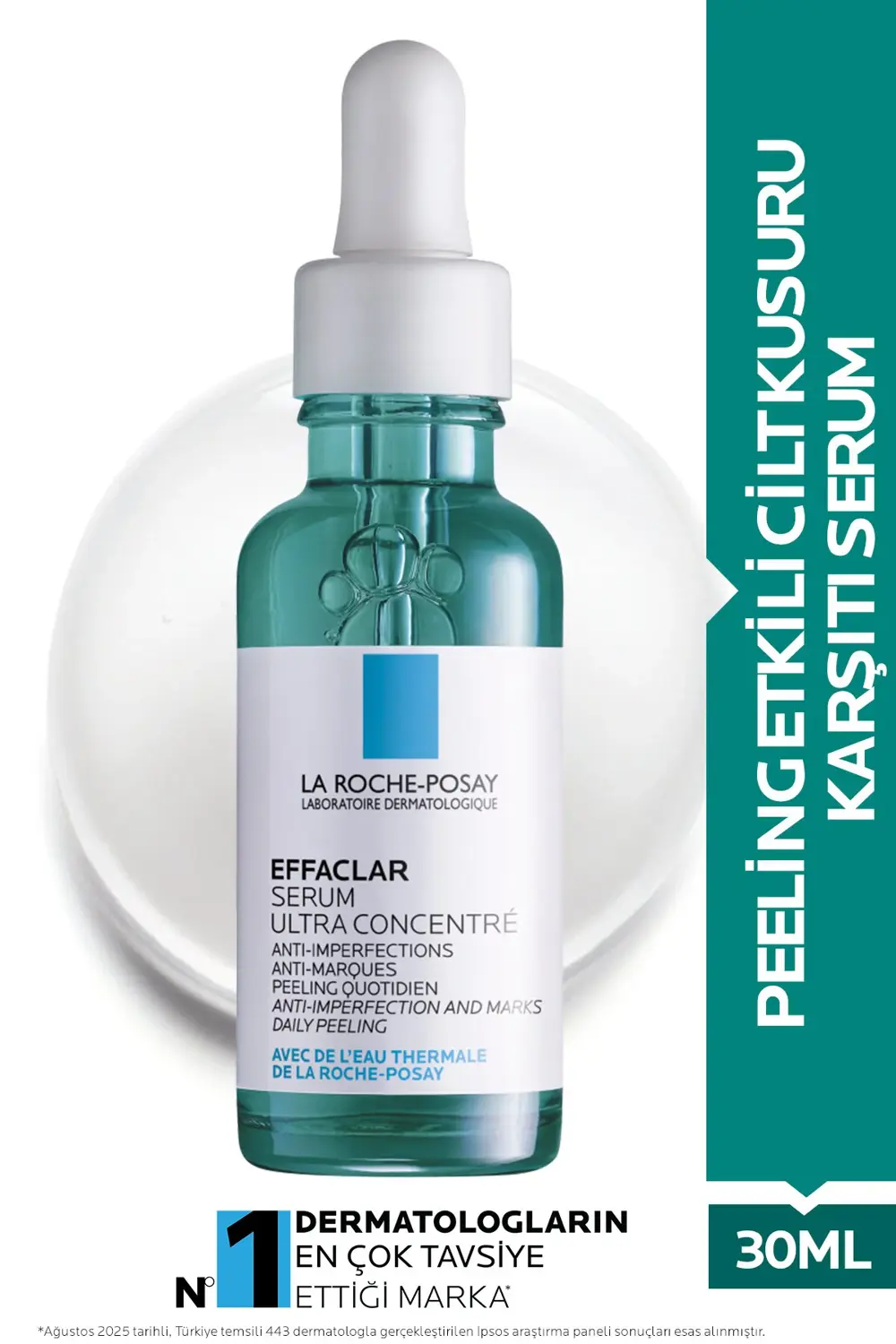 Effaclar Yağlı ve Akneye Eğilim Gösteren Ciltler için Peeling Etk