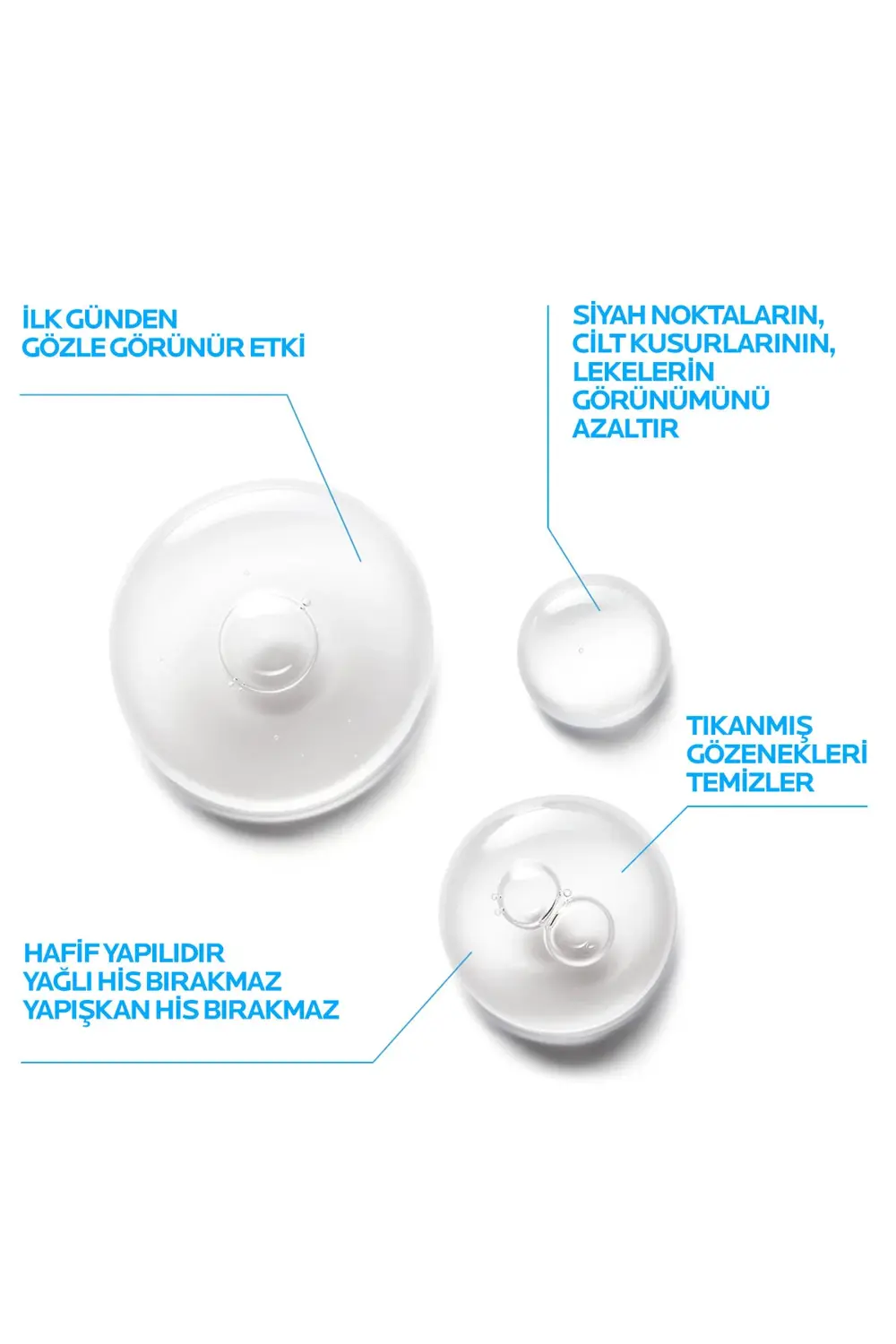 Effaclar Yağlı ve Akneye Eğilim Gösteren Ciltler için Peeling Etk