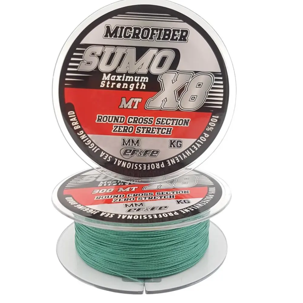 EFFE SUMO X8 150m 8 Kat Örgü İp Misina %100 PE Olta Misinası EFFE SUMO X8 150m 8 Kat Örgü İp Misina %100 PE Olta Misinası