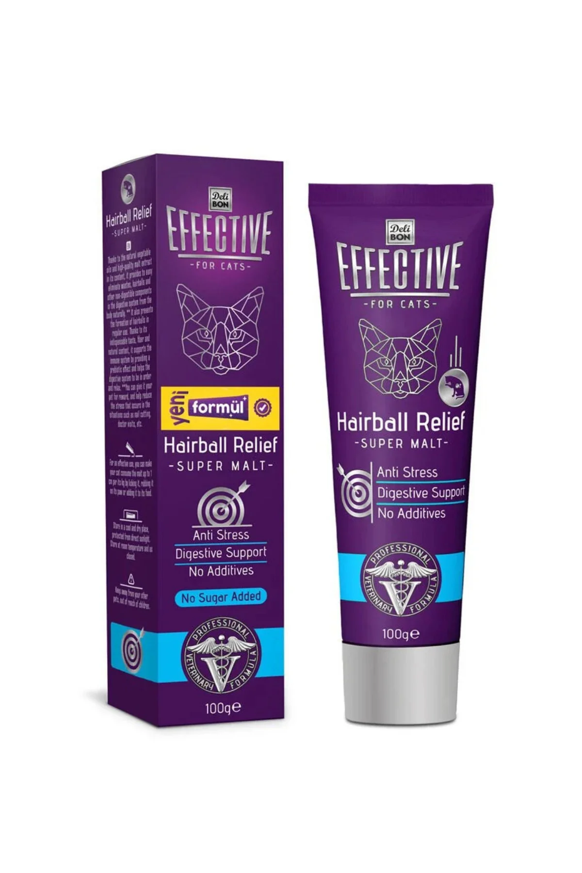 Effective Hairball Tüy Yumağı Önleyici Kedi Malt Macunu 100 gr