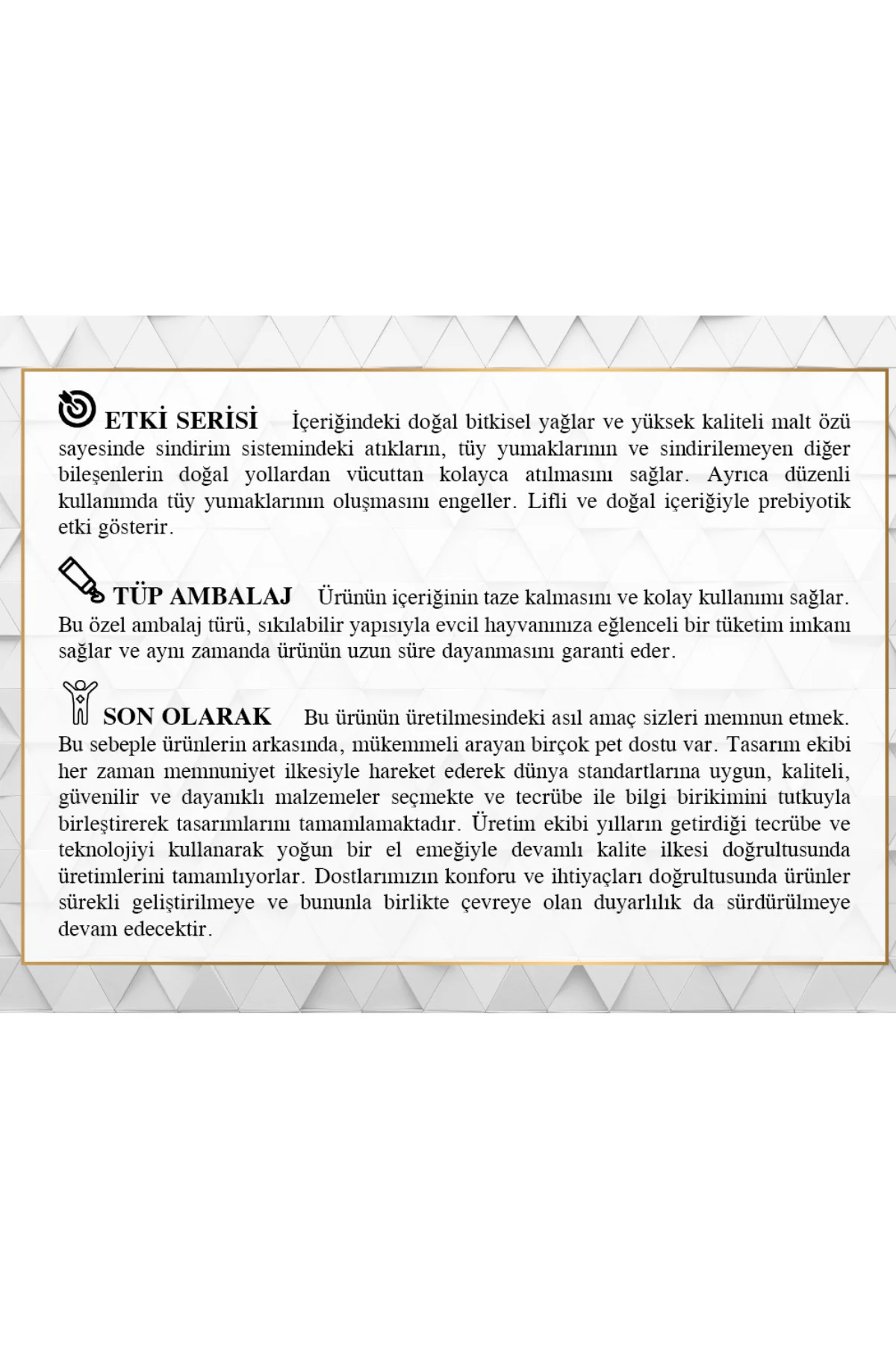 Effective Hairball Tüy Yumağı Önleyici Kedi Malt Macunu 100 gr