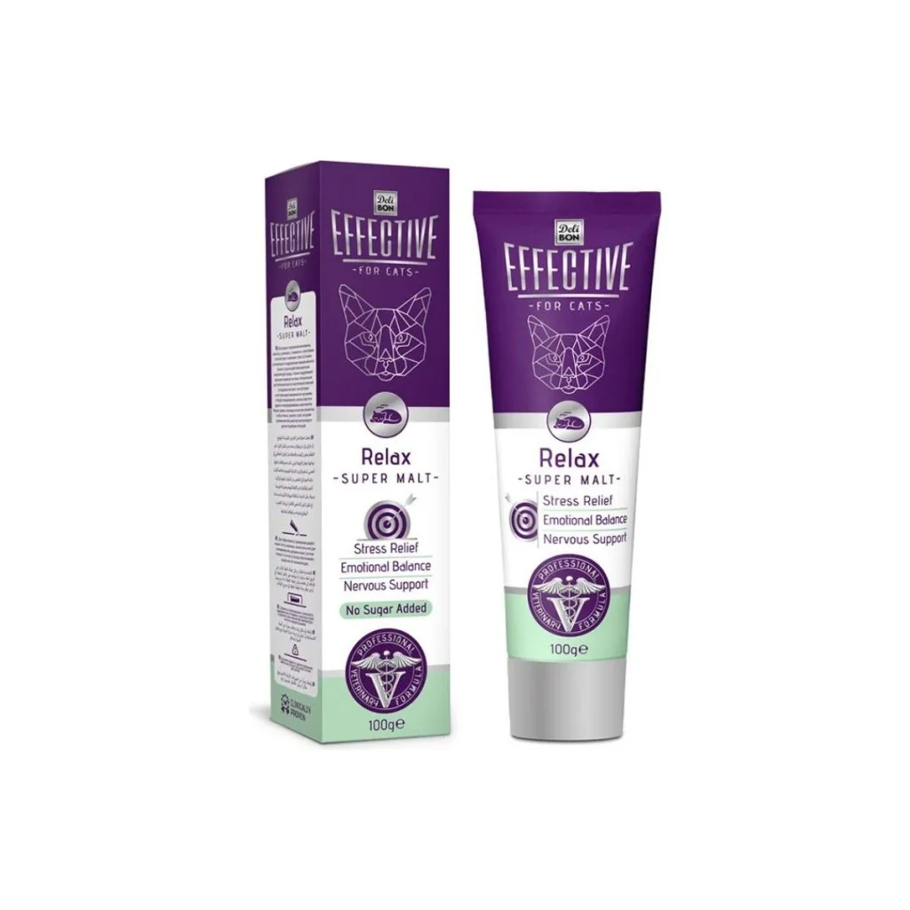 Effective Relax Super Kedi Tüy Yumak Engelleyici Malt 100gr Effective Relax Super Kedi Tüy Yumak Engelleyici Malt 100gr