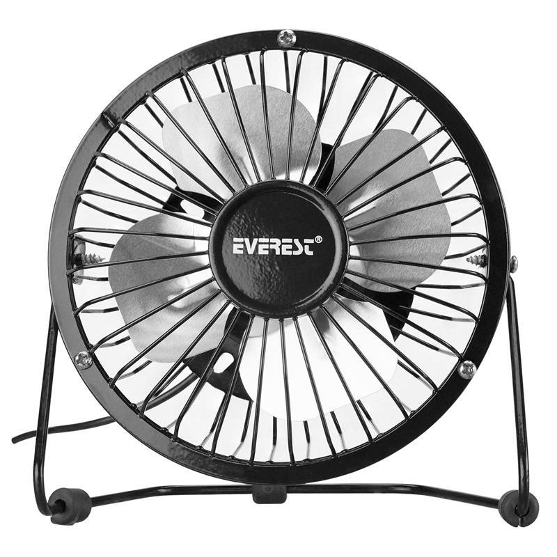 Everest Efn-482 Masaüstü Siyah Metal Usb Fan