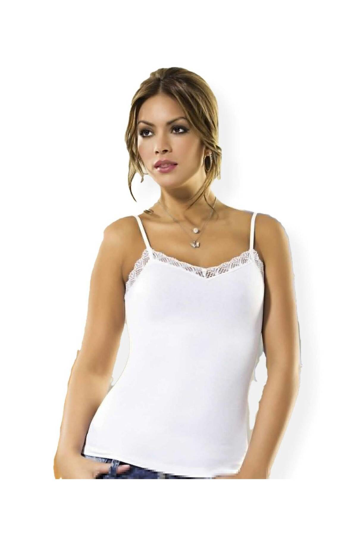 EFN.GİYİM Beruflic Askılı Dantelli Atlet 2174