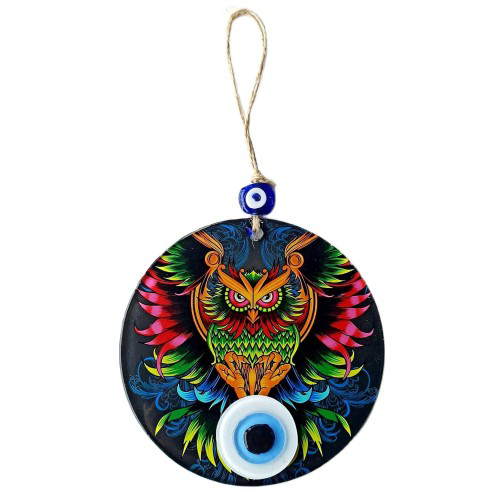 Woody Sofia Efsane Baykuş 15 Santimetre Füzyon Cam Duvar Süsü