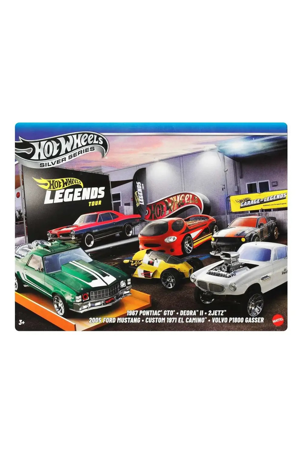 ® Efsane Temalı Çoklu Arabalar, 1:64 ölçekli 6'lı metal oyuncak a