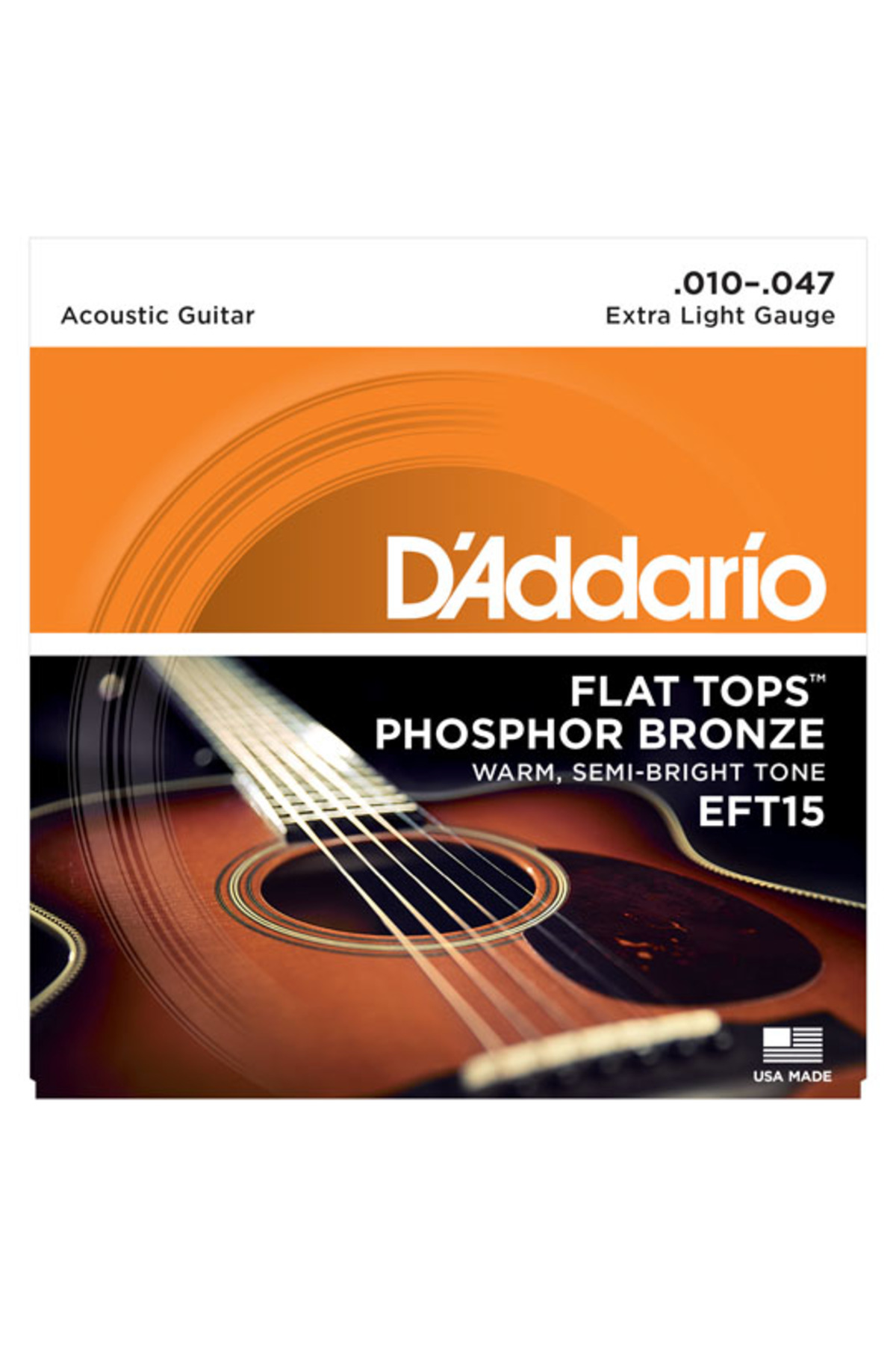 EFT15 AKUSTİK GİTAR TEL SETİ, FLAT TOPS, PHOSPHOR BRONZE