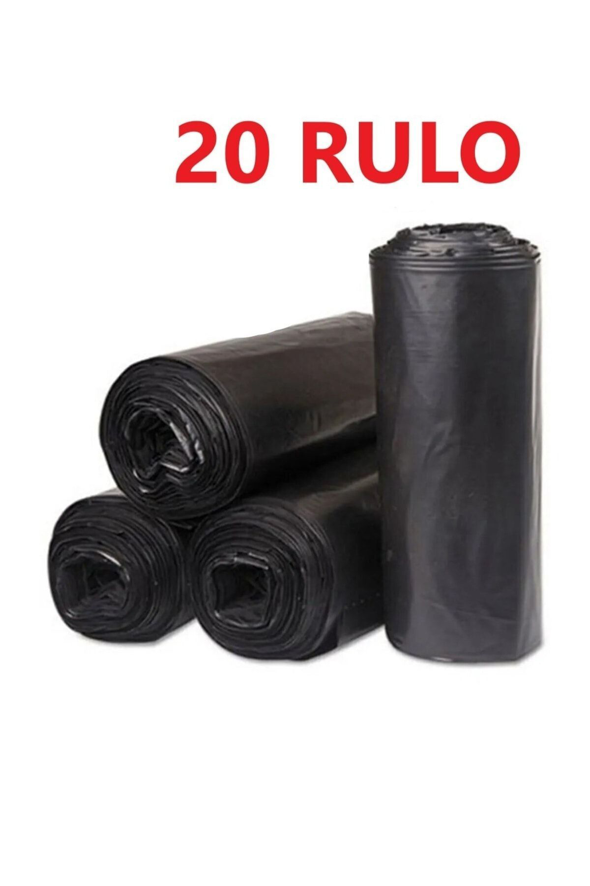 Frx Eftaplast 80*110 Siyah Çöp Poşeti 400 Gr(20 Rulo-200 Adet)