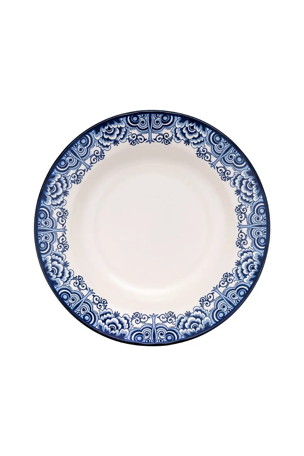 Ege 24 Parça 6 Kişilik Yemek Takımı Mavi