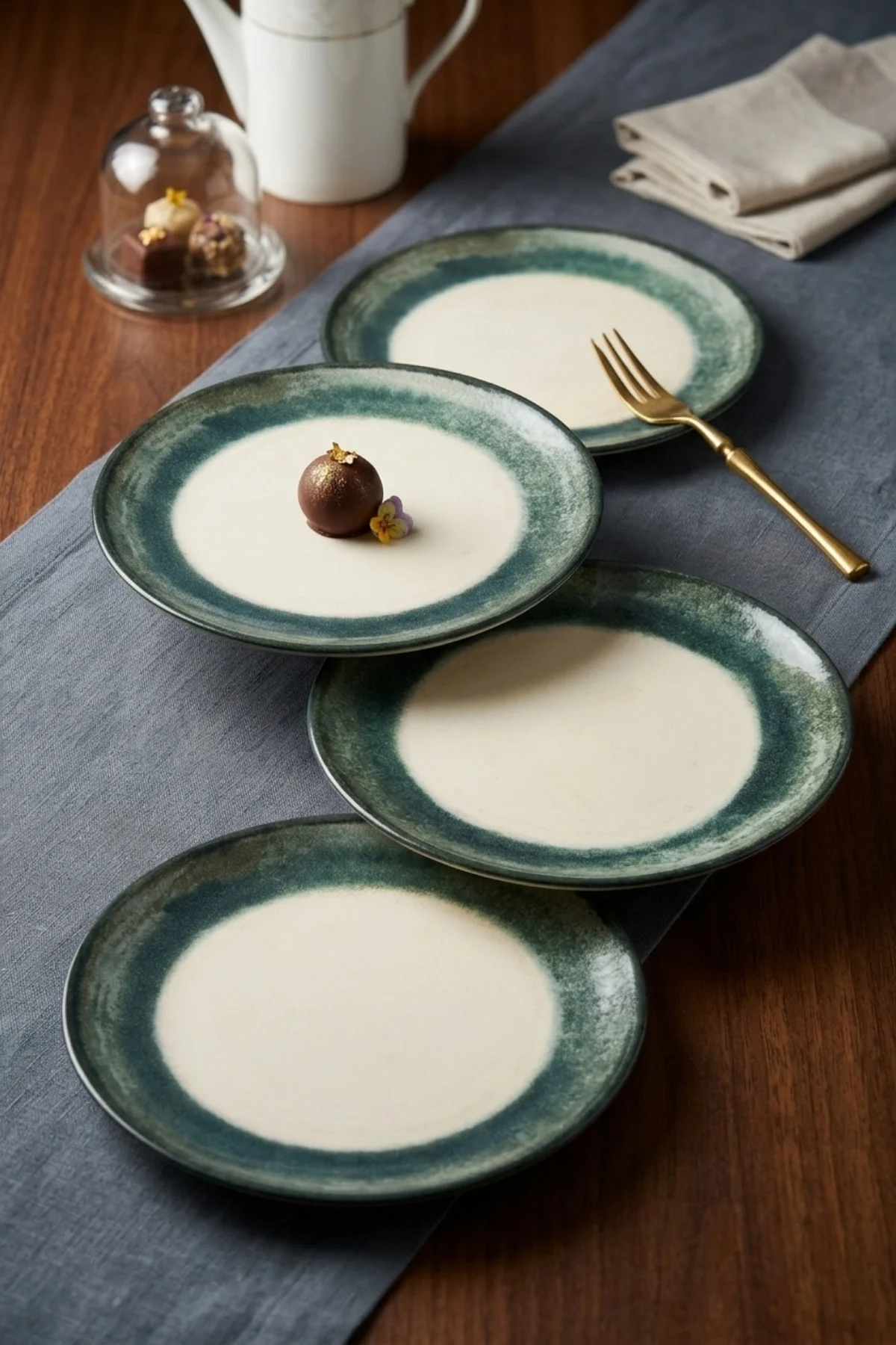 Ege Pasta Tabağı 20 Cm 4 Parça