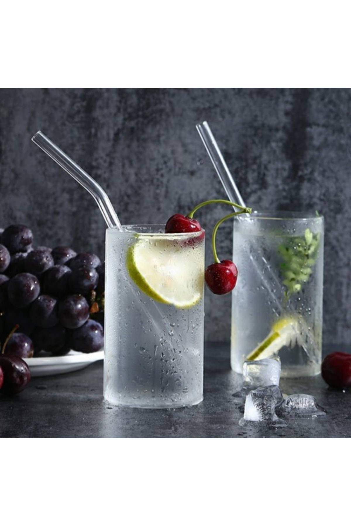 Eğik Cam Pipet,kırılmaz Kalın Cam Yıkanabilir Eğimli Cam Pipet (6