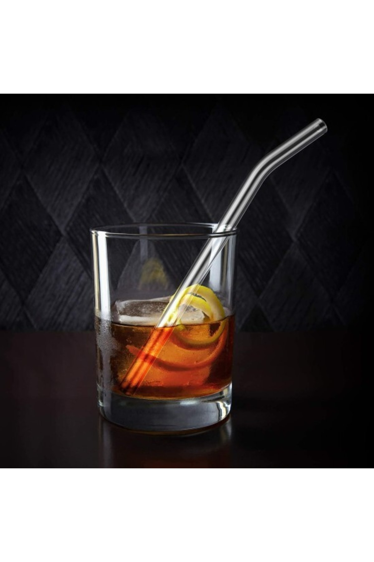 Eğik Cam Pipet,kırılmaz Kalın Cam Yıkanabilir Eğimli Cam Pipet (6