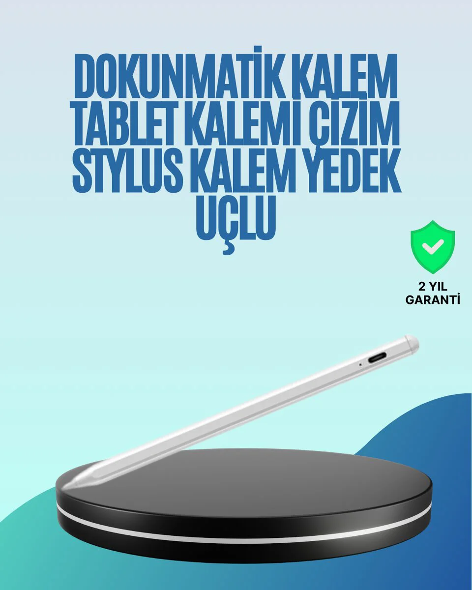 Eğim Sensörlü 10 mm Uçlu Dijital Kalem – Çizim Kontrolü, Uzun Pil Ömrü ve Kolay Kullanım