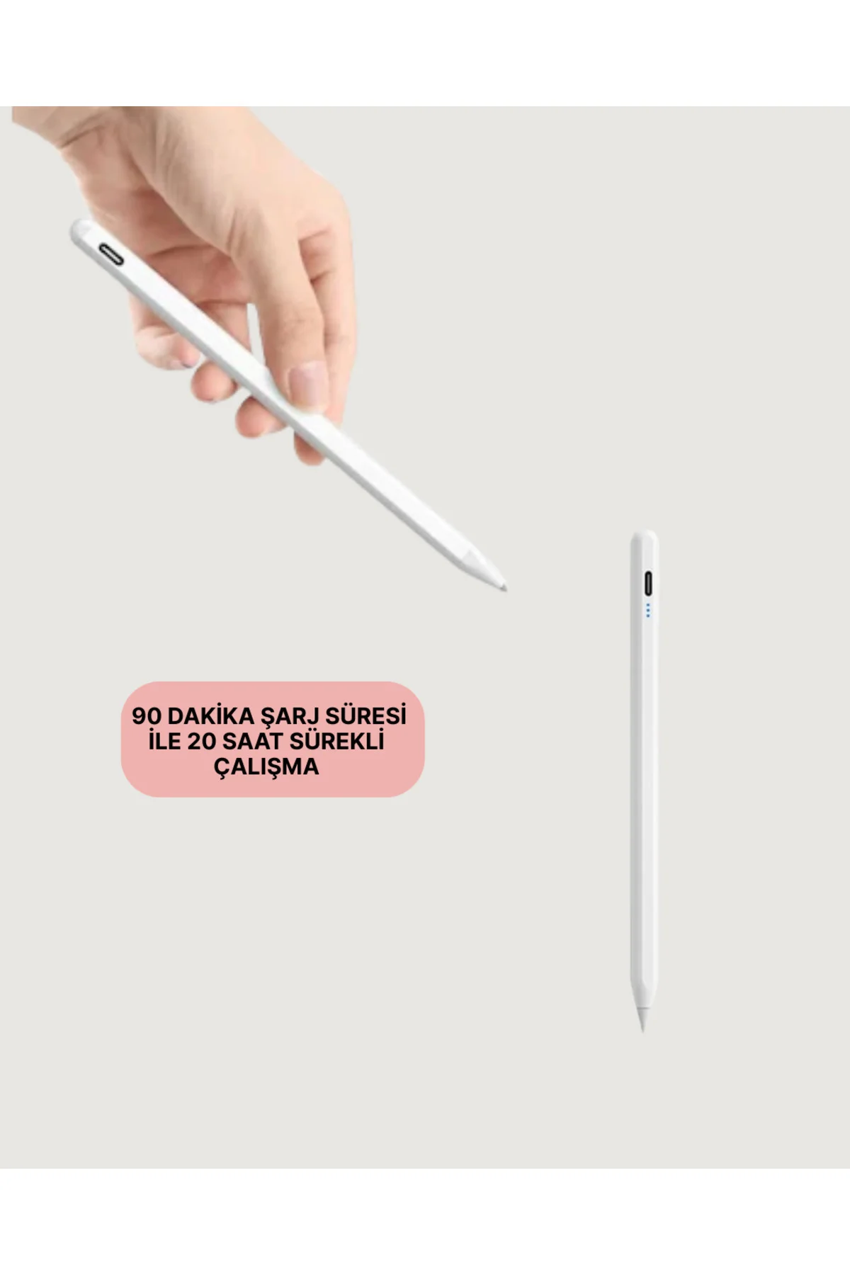 Eğim Sensörlü Dijital Kalem – Yüksek Hassasiyetli 1,0 mm Uç, Uzun