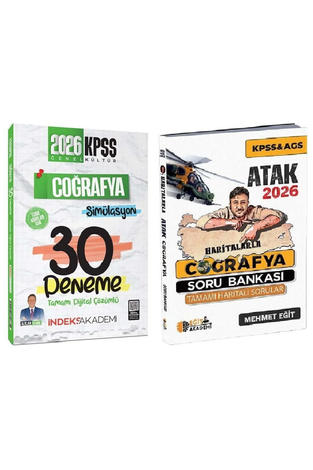 Eğit + İndeks 2026 KPSS Haritalarla Atak Coğrafya Soru Bankası + 