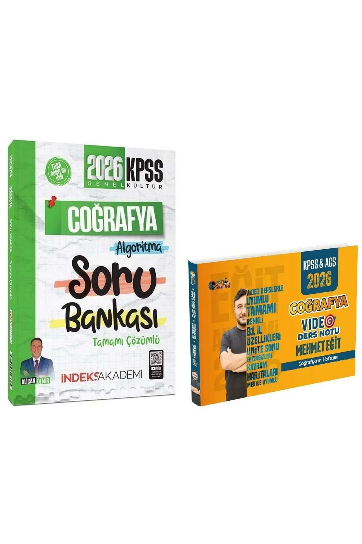 Eğit + İndeks 2026 KPSS Coğrafya Video Ders Notu + Soru Bankası 2