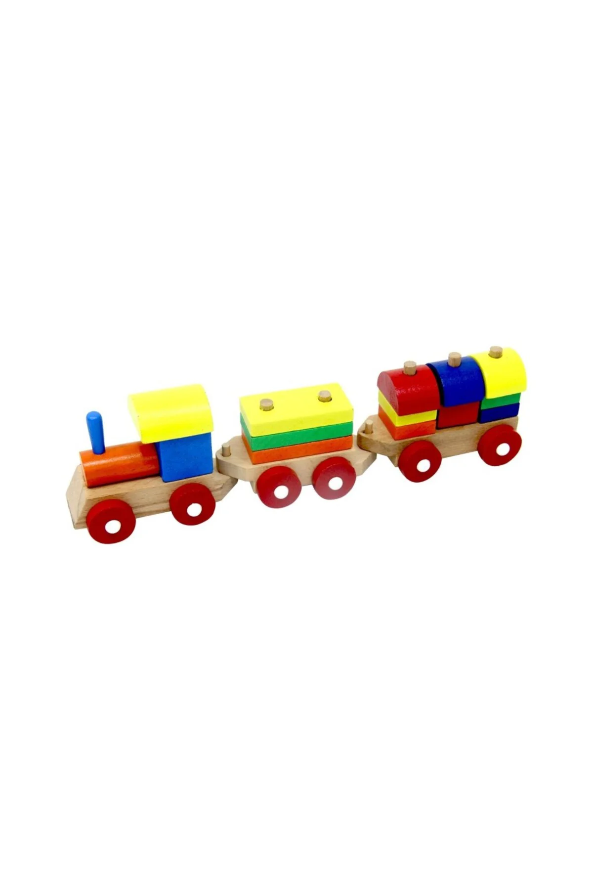 Eğitici Ahşap Bloklu Bultak Tren 351