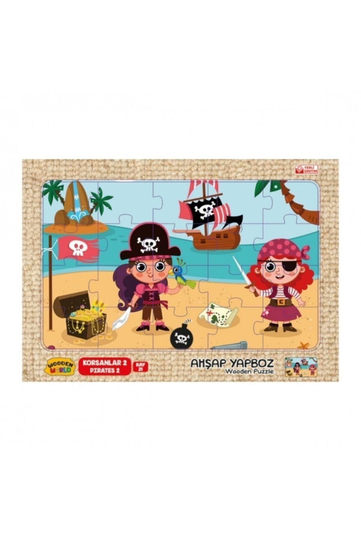 Kangaroo Eğitici Ahşap Yapboz 20 Parça