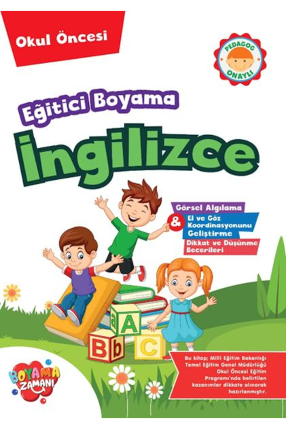 Boyama Zamani Eğitici Boyama İngilizce