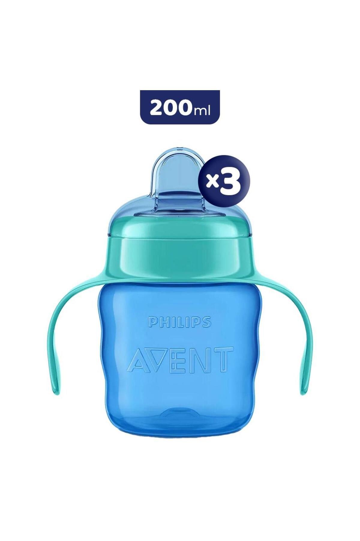 Philips Avent Eğitici Damlatmaz Bardak Erkek 6M+ 200 Ml X 3