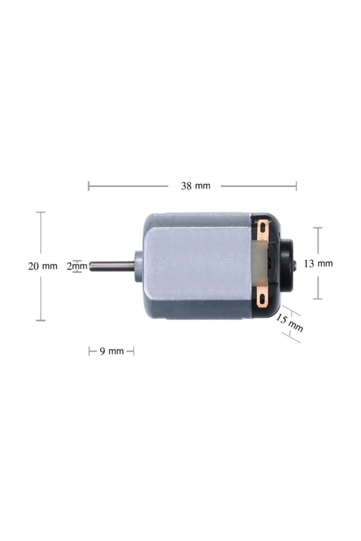 Tuğra Eğitici Deney Motoru - 3V Dc Mini Motor - Elektrik Motoru