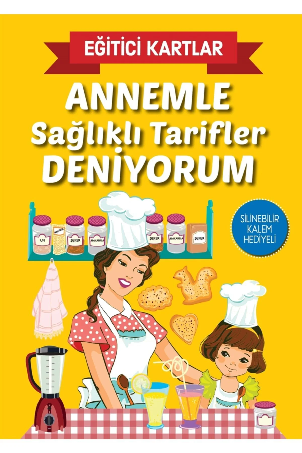 Eğitici Kartlar-annemle Sağlıklı Tarifler Deniyorum