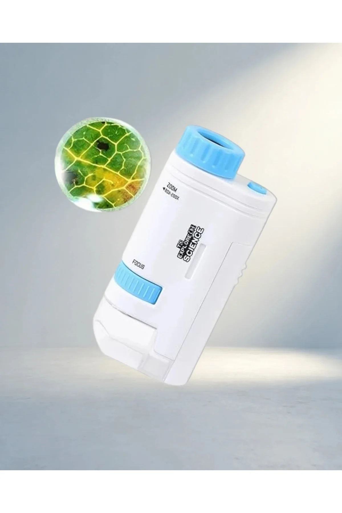 Eğitici Led Işıklı Mikroskop 80X-200X Büyütme Kapasitesi Eğitici Led Işıklı Mikroskop 80X-200X Büyütme Kapasitesi